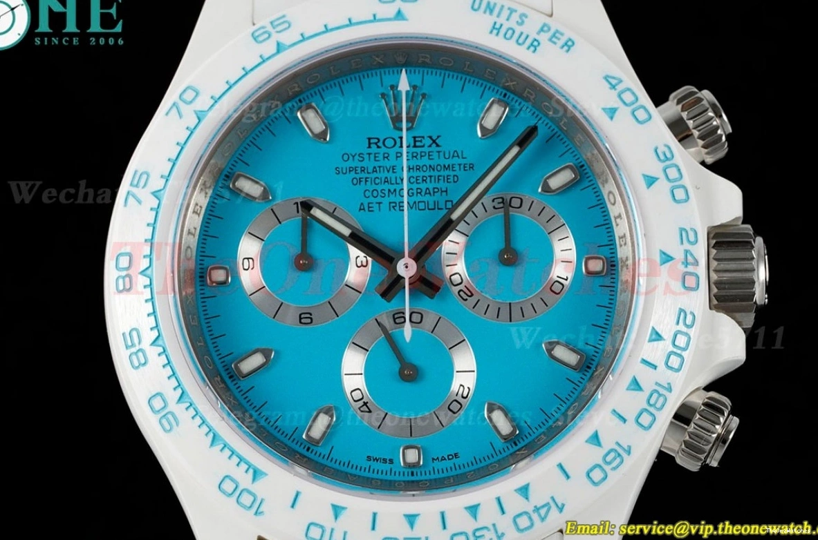40mm Dial Tiffany Daytona AET Blue ZF SH4130 Cer Cer 0403